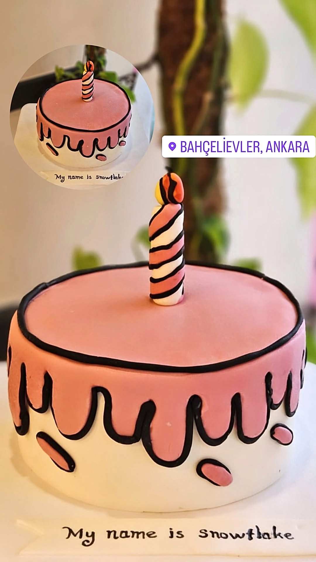 Şeker Hamurlu Pasta